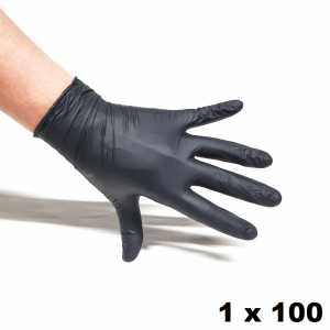 Zwarte Nitril Handschoenen